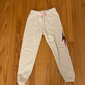 z supply lightning bolt sweatpants in size Medium